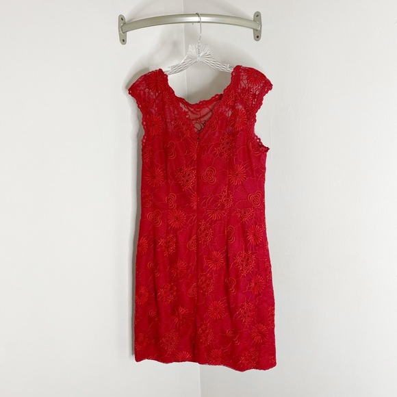 Cynthia Steefe Boatneck Lace Cap Sleeve Dr… - Picture 4 of 6